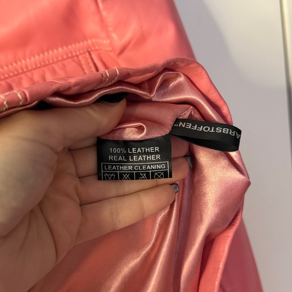 Dominique Leather Jacket – Size Small - Picture 5 of 8